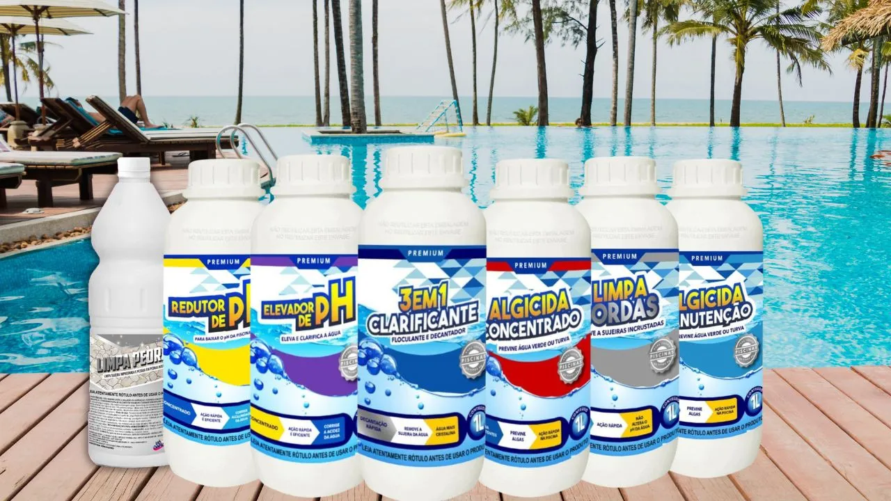 CONHEÇA NOSSOS PRODUTOS PARA TRATAMENTO DE PISCINA VÓ DOCIA.